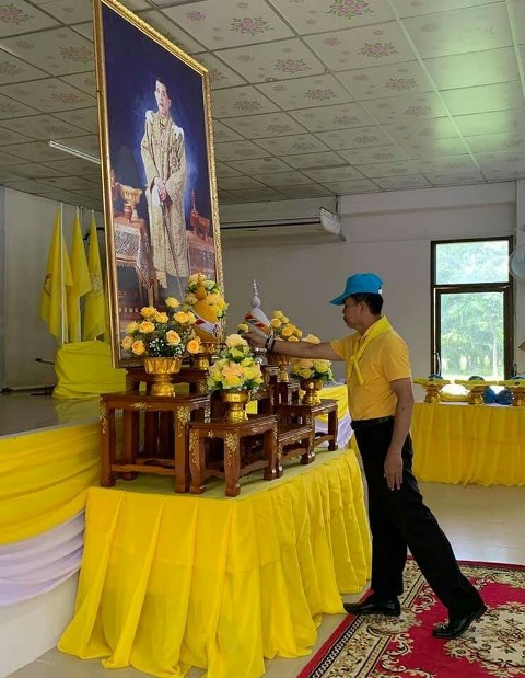 รองนายก อบต ตะกุกเหนือ เข้าร่วมพิธีรับสิ่งของพระราชทานและบัตรประชาชนจิตอาสา